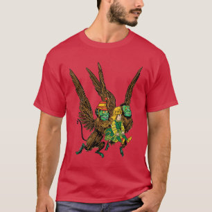 T-shirt Merveilleux Magicien d'Oz, Dorothy, Mauvais Singes