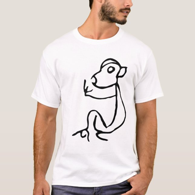 T-shirt Merveilleux singe-zodiaque chinois-#001-01- T-shir (Devant)