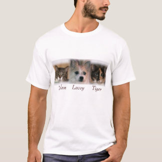 T-shirt mes 3 animaux familiers
