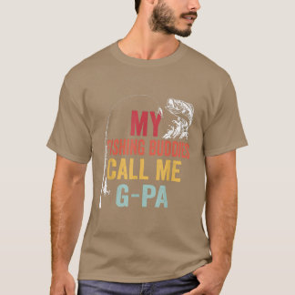 T-shirt Mes amis de pêche préférés, appelez-moi GPa Fishe