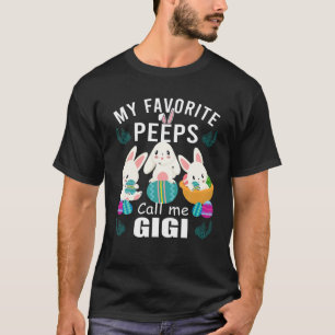 T-shirt Mes amis préférés m'appellent Gigi Cute Cadeau de 