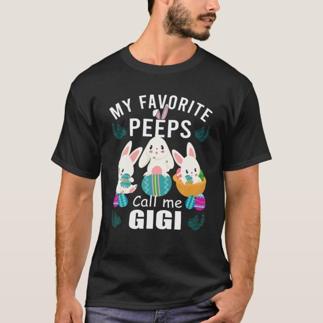 T-shirt Mes amis préférés m'appellent Gigi Cute Cadeau de  (Devant)