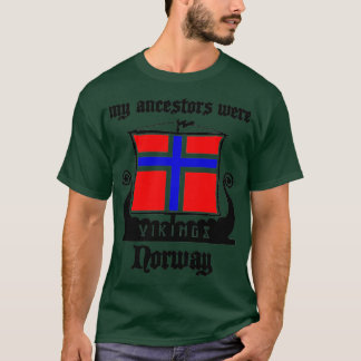 T-shirt Mes ancêtres étaient vikings Norvège