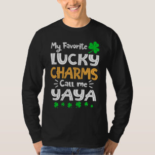 T-shirt Mes Charmes Chanceux Favoris Appelez-Moi Yaya Funn