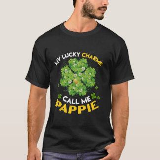 T-shirt Mes Charmes Chanceux M'Appelent Pappie Patricks Da