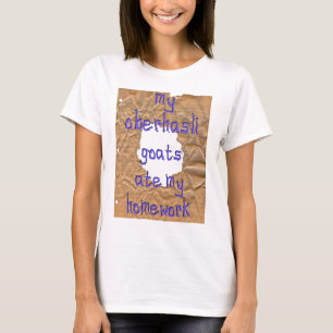 T-shirt Mes chèvres d'Oberhasli m'ont mangé mes devoirs