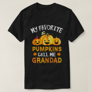 T-shirt Mes Citrouilles préférés m'appellent Grand-Hallowe