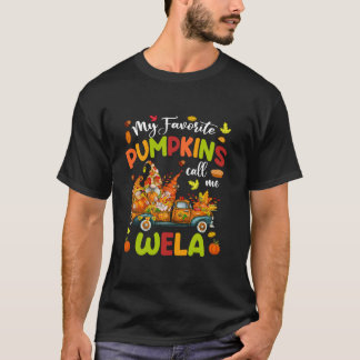 T-shirt Mes Citrouilles préférés m'appellent Wela Camion T