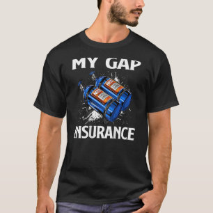 T-shirt Mes courses de glisser-déposer d'assurance sur l'é