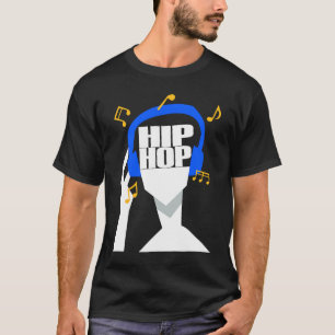 T-shirt Mes écouteurs ne jouent que du Hip Hop  1