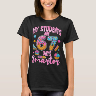 T-shirt Mes élèves sont 67 jours plus intelligents Profess