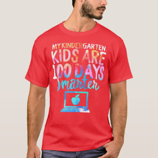 T-shirt Mes Enfants De La Maternelle Sont 100 Jours Plus I