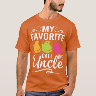 T-shirt Mes Enfants Favoris M'Appelent Oncle Joyeux Jour d