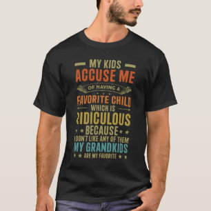 T-shirt Mes enfants m'accusent d'avoir un petit enfant pré