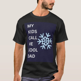 T-shirt "Mes enfants m'appellent papa Cool" Snowflake Grap