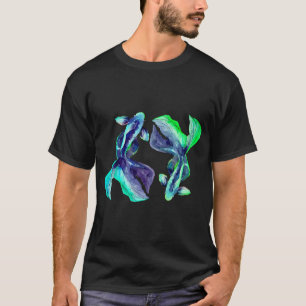 T-shirt Mes enfants ont des vêtements à nageoires et un ca