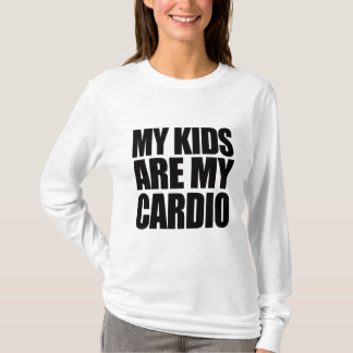 T-shirt Mes enfants sont la longue chemise de la douille