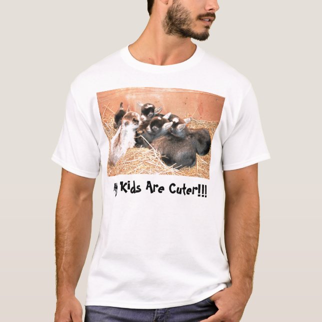 T-shirt Mes enfants sont plus mignons ! ! ! (Devant)