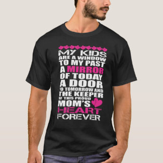 T-shirt Mes Enfants Sont Une Fenêtre De Mon Passé Un Miroi