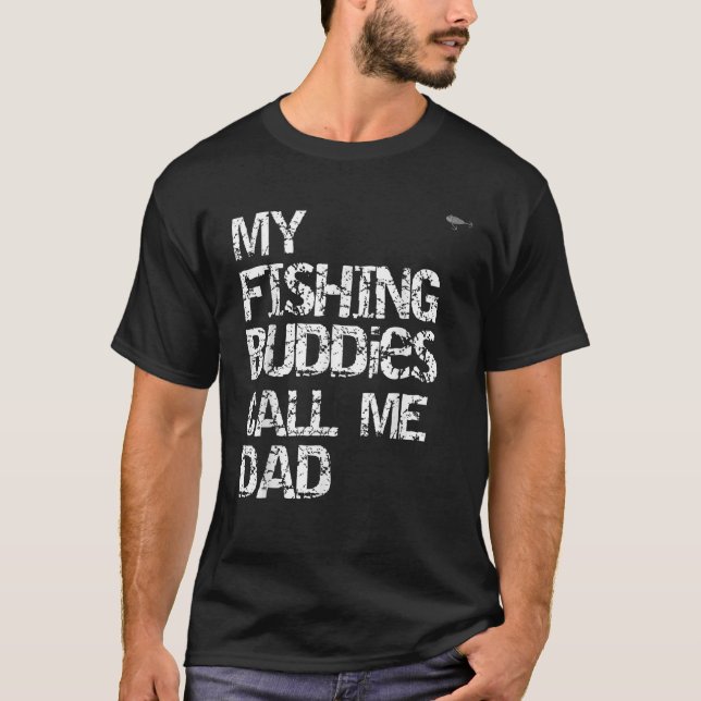 T-shirt Mes Épouses De Pêche M'Appelent Papa (Devant)