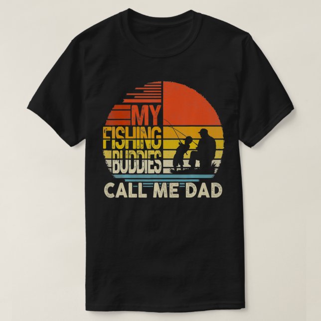 T-shirt Mes Épouses De Pêche M'Appelent Papa Père Day Birt (Design devant)
