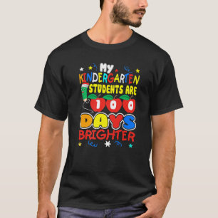 T-shirt Mes Étudiants De La Maternelle Sont 100 Jours Plus