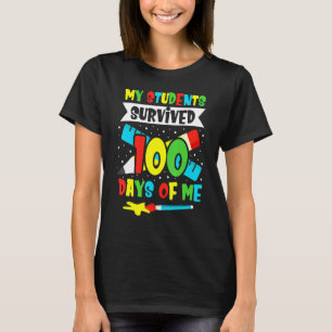 T-shirt Mes Étudiants Ont Survécu 100 Jours De Moi 100E Jo