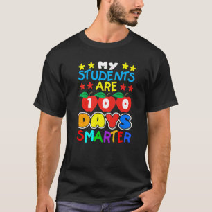 T-shirt Mes étudiants sont 100 jours Enseignant intelligen