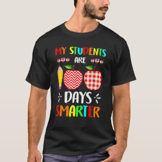 T-shirt Mes étudiants sont 100 jours Enseignant intelligen