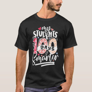 T-shirt Mes Étudiants Sont 100 Jours Enseignants Smarter É