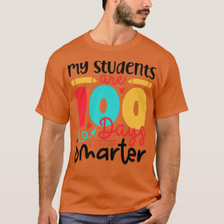T-shirt Mes étudiants sont 100 jours plus intelligents 100