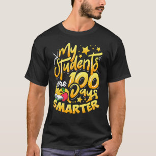 T-shirt Mes Étudiants Sont 100 Jours Smarter Happy Enseign