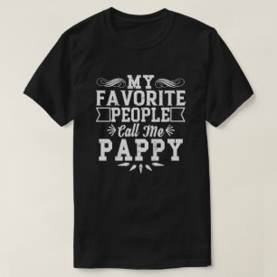 T-shirt Mes Favoris M'Appelent Pappy Fête des pères Gif