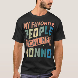 T-shirt Mes Gens Favoris M'Appelent Fête des pères Nonno D