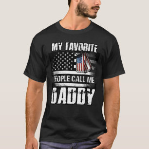 T-shirt Mes Gens Favoris M'Appelent Fête des pères Papa