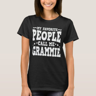 T-shirt Mes Gens Favoris M'Appelent Grammie Funny Grand-m