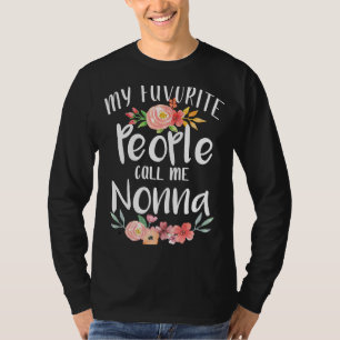 T-shirt Mes Gens Favoris M'Appelent Nonna Grandma Italienn