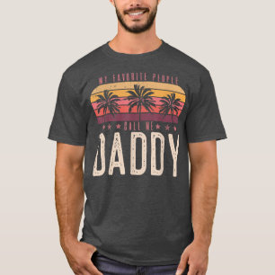 T-shirt Mes Gens Favoris M'Appelent Papa Hommes Décor Vint