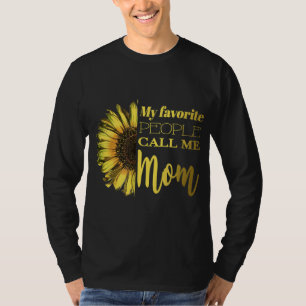 T-shirt Mes gens favoris m'appellent Maman Jardin de tourn