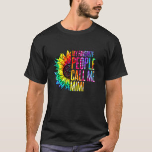 T-shirt Mes Gens Préférés M'Appelent Mimi Grandma Tourneso
