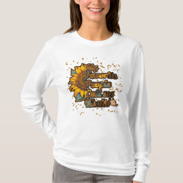 T-shirt Mes gens préférés m'appellent Khalto Sunflower Kha