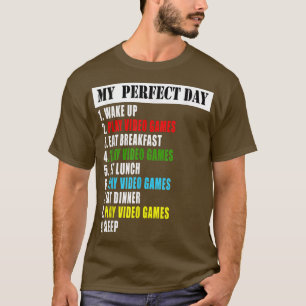 T-shirt Mes jeux vidéo de jour parfait