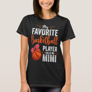 T-shirt Mes Joueurs préférés M'Appelent Mimi Basketball Mi
