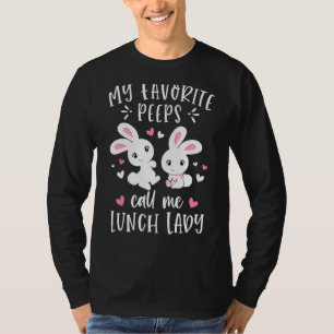 T-shirt Mes lapins Favoris Appelez-Moi Déjeuner Lady Cafet