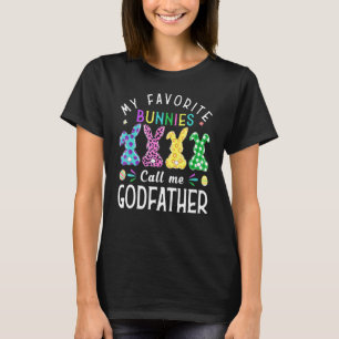 T-shirt Mes lapins Favoris Appelez-Moi Godfather Bunny Egg