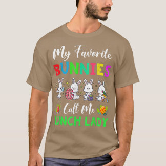 T-shirt Mes Lapins Favoris M'Appelent Déjeuner Drôle Drôle