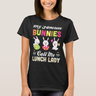 T-shirt Mes Lapins Favoris M'Appelent Déjeuner Drôle Drôle
