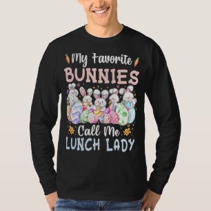 T-shirt Mes lapins Favoris M'Appelent Déjeuner Lady Cute O