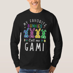 T-shirt Mes lapins Favoris M'Appelent Gami Bunny Oeuf Leop