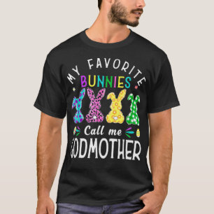 T-shirt Mes lapins Favoris M'Appelent Godmère Bunny Egg L
